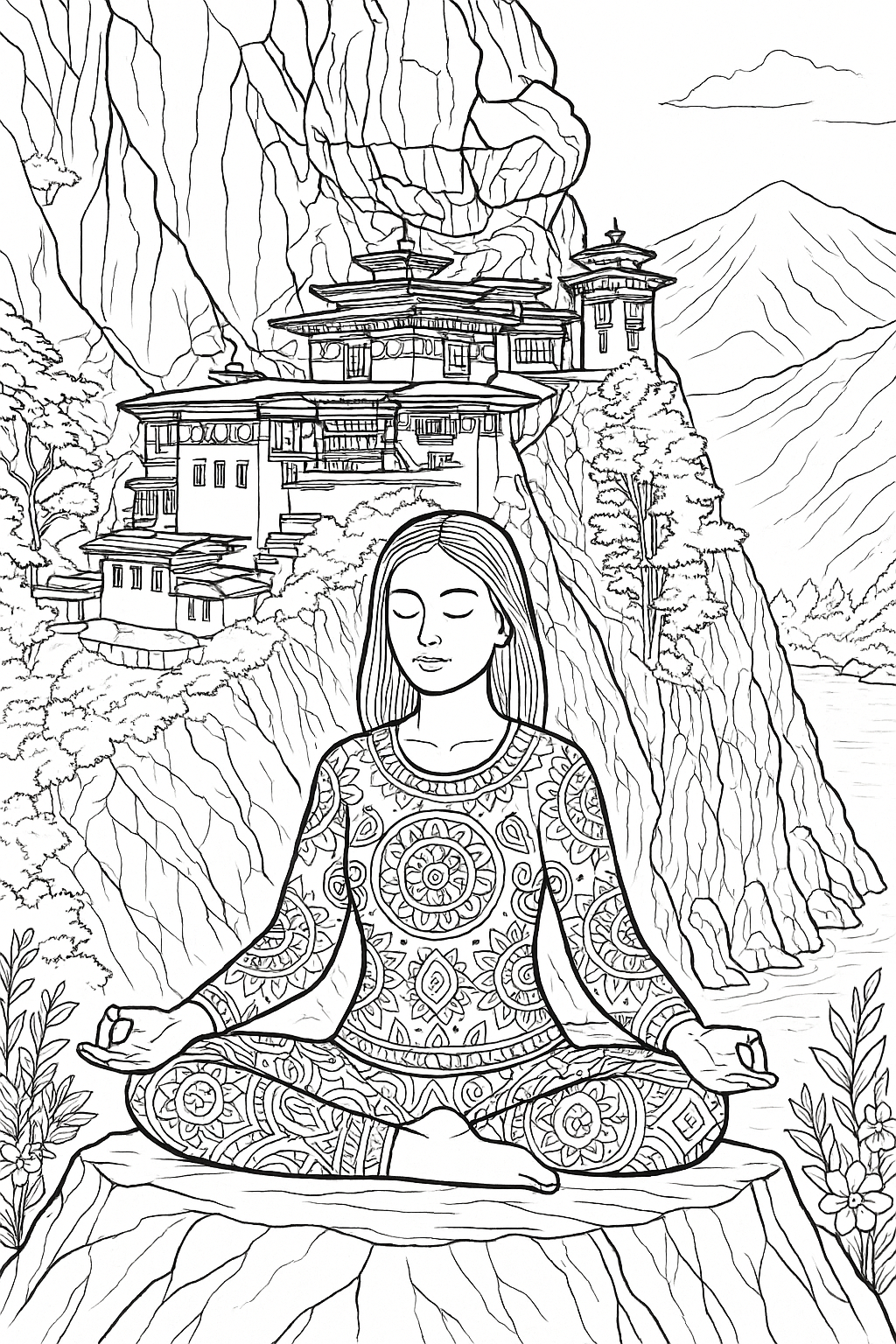 Podróże z Jogą dookoła świata - antystresowa kolorowanka dla dorosłych - obrazek 3