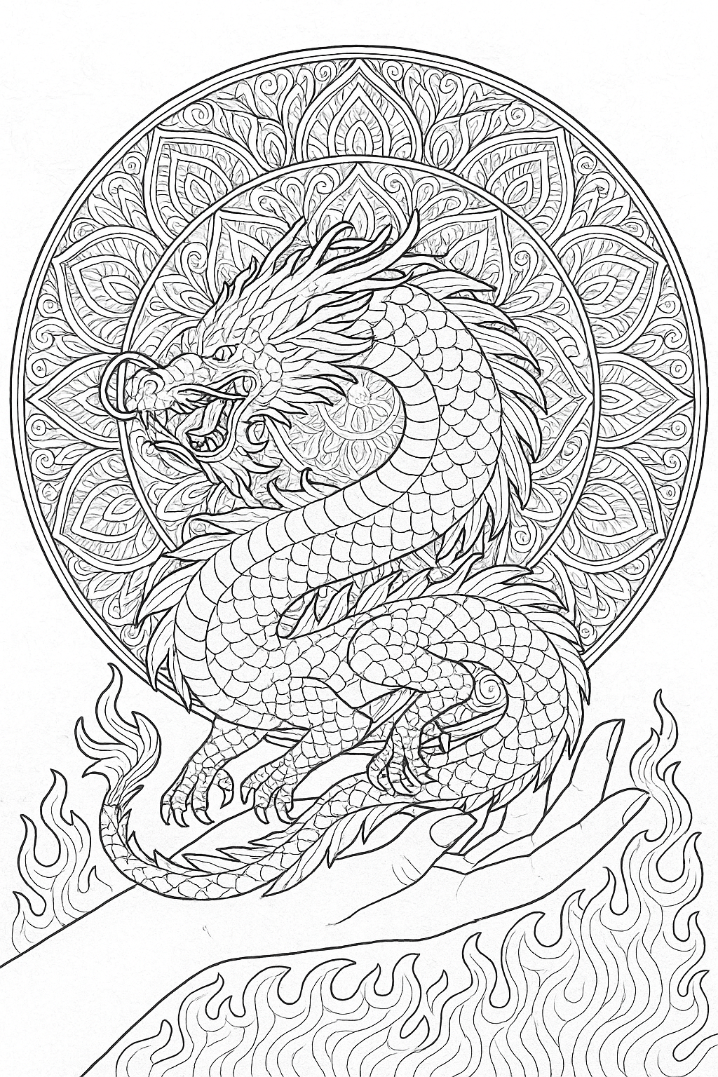 Władczynie Smoków - Antystresowa kolorowanka dla dorosłych - obrazek 4