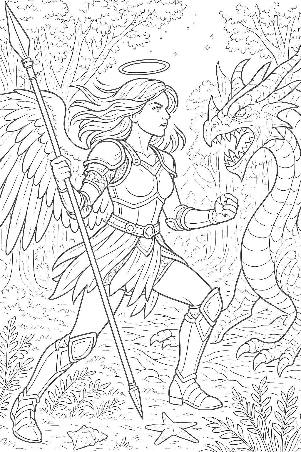 Zmysłowe Anioły - Antystresowa kolorowanka dla dorosłych - obrazek 3