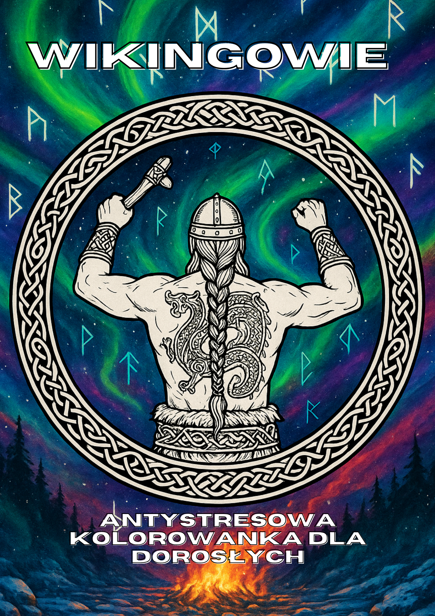 Wikingowie - Antystresowa kolorowanka dla dorosłych